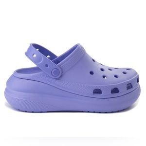 crocs, digital violet, size 10 mens size 12 womens, unused with tags